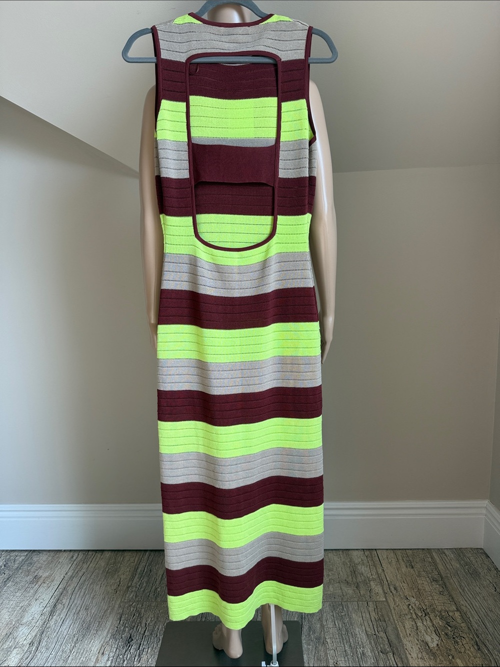 Zara Striped Sleeveless dress Size: Medium - Picture 3 of 12